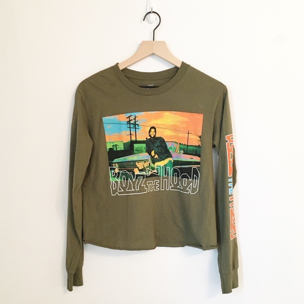 Philco’s Boyz N The Hood  Crop Graphic T-Shirt